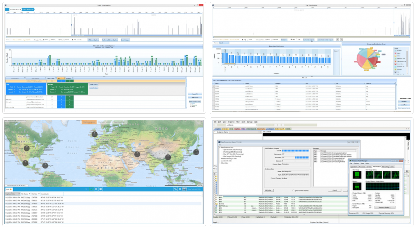 Exterro - Forensic ToolKit UI